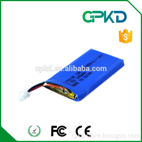 100% compitable wireless headset battery 052050 lipo 3.7v battery for CS50
